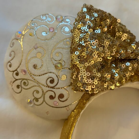WDW 50th anniversary Castle Collection Minnie Ear Headband main image 7